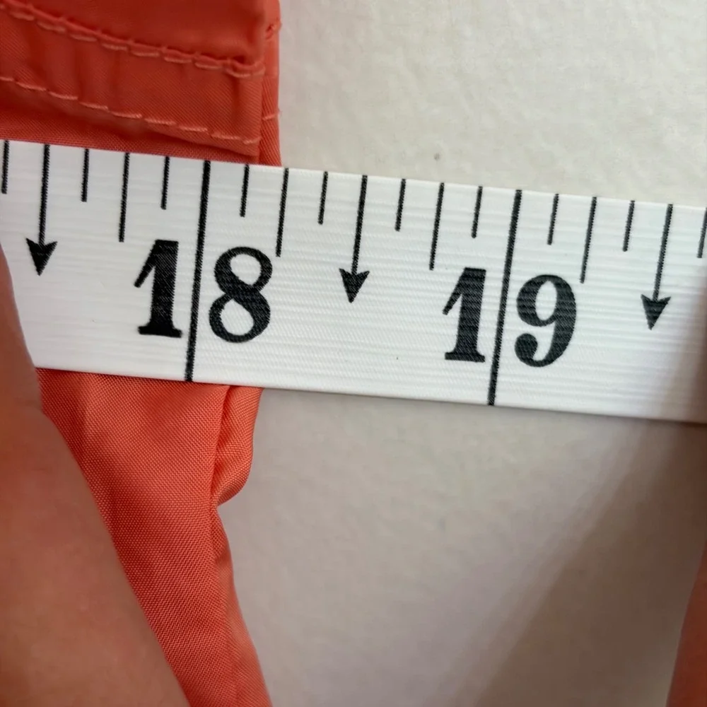 Columbia Kids Windbreaker Jacket Coral‎ Orange Purple Hooded Full Zip Size M